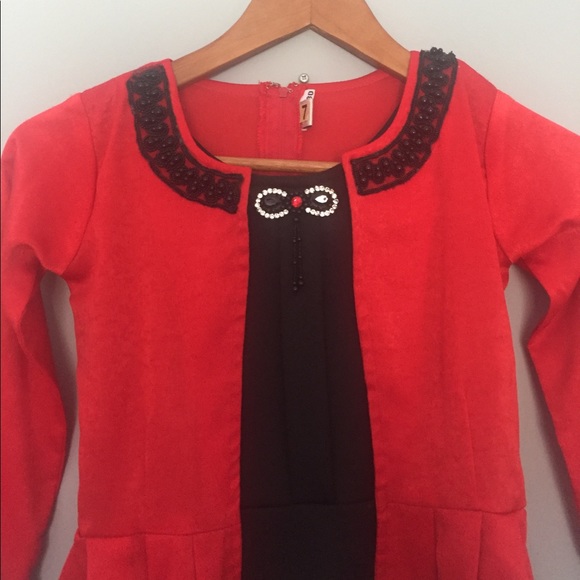 Red Blazer Dress - Picture 3 of 5